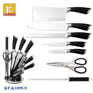 Juego de <span class=keywords><strong>Cuchillos</strong></span> de Cocina de Acero Inoxidable de 8 Piezas con Soporte Giratorio Acrílico, Cuchillo de <span class=keywords><strong>Chef</strong></span>, <span class=keywords><strong>Cuchillos</strong></span> de Cocina en Caja de Regalo - Product Image 3
