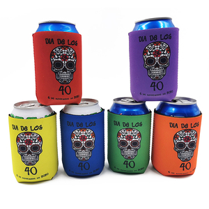 Porte-canettes personnalisés en néoprène avec logo, <span class=keywords><strong>pour</strong></span> bouteilles fines, bière, sublimation, refroidisseur de canettes <span class=keywords><strong>pour</strong></span> mariage - Product Image 5