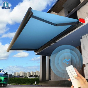 Uzaktan kumandalı güneş gölge elektrikli geri çekilebilir tam kaset tente - Product Image 5