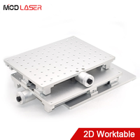 Machine de marquage laser CO2/fibre/UV MODLASER, plateforme mobile sur axe X, table de travail optique unidimensionnelle/bidimensionnelle 0-20 mm