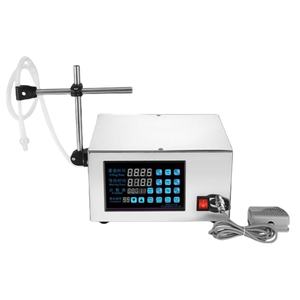 Machine de remplissage semi-automatique à pompe magnétique 1 buse pour vin, huile essentielle, liquide oral, parfum, bain de bouche, lait, condiments et cosmétiques - Product Image 1