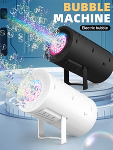เครื่องทำฟองสบู่พลาสติกอัตโนมัติสำหรับกลางแจ้ง พร้อมไฟ LED สีสันสดใส อุปกรณ์ประกอบฉากถ่ายรูปสำหรับงานปาร์ตี้ ของเล่นเด็ก ประหยัดพลังงานและใช้งานง่าย - Product Image 5