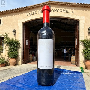 <span class=keywords><strong>Bouteille</strong></span> de <span class=keywords><strong>vin</strong></span> <span class=keywords><strong>rouge</strong></span> géante gonflable personnalisée de 12 pieds, modèle de <span class=keywords><strong>bouteille</strong></span> de <span class=keywords><strong>vin</strong></span> de style Bordeaux, gonflable pour vignobles/événements/festivals/publicité - Product Image 5