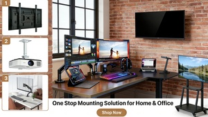 Bras de moniteur pivotant à mouvement complet Zeno LCD pour écran de 17 à 27 pouces, <span class=keywords><strong>support</strong></span> de tablette, <span class=keywords><strong>support</strong></span> triple ou double pour moniteur, pied <span class=keywords><strong>3</strong></span> écrans <span class=keywords><strong>PC</strong></span> DW230-T - Product Image 6