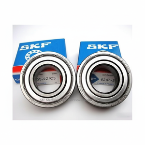 Roulement à billes à gorge profonde à rangée simple en acier chromé 6200 6201 6202 6203 6204 6205 6302 6303 6304 Zz 2rs pour moto - Product Image 1