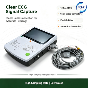 Máquina de ECG Veterinaria Portátil de 12 Derivaciones con Wifi, Monitor de Salud Cardíaca Preciso para Clínicas Veterinarias - Product Image 2
