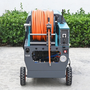 Máquina AMJET MS3030 de 300 bar para limpieza de desagües de aguas residuales, 8 GPM, máquina limpiadora de tuberías de 50-350 mm, bomba alemana para limpieza de líneas de alcantarillado - Product Image 2