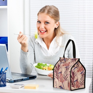 Wholesale 20L Hawaiian Style Small Lunch Cooler Bag Custom Printed Polyester Thermal Insulated Aluminum Foil Tote Cooler Bags - Product Image 6