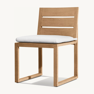 Sassanid Outdoor Midcentury Modernism Hotel Resort Patio Garden Sets Aegean Teak Table à manger et chaises - Product Image 6