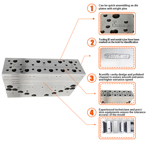 Tùy chỉnh <span class=keywords><strong>PVC</strong></span> bảng tường nhựa đùn khuôn chết đầu nén công cụ tường Board <span class=keywords><strong>PVC</strong></span> đùn khuôn - Product Image 2