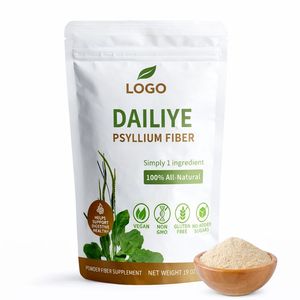 Poudre de fibres de <span class=keywords><strong>psyllium</strong></span> OEM ODM, végétalienne, sans gluten, pour l'équilibre glycémique et la santé digestive – Complément alimentaire - Product Image 1