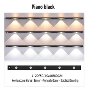 Siêu mỏng mờ từ USB có thể sạc lại cảm ứng không dây dẫn dưới đèn tủ với cảm biến chuyển động cho nhà bếp - Product Image 4