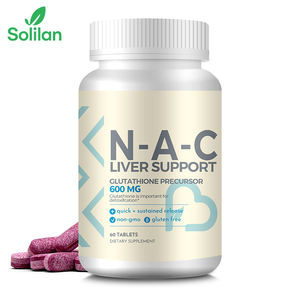 60 Tabletten Vegetarische Glutathionprecursor 600Mg Ontgiften Niet-Gmo Glutenvrij Voedingssupplement Met Snelle Aanhoudende Afgifte - Product Image 1