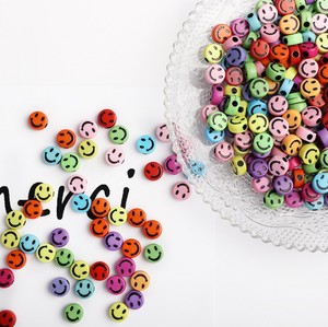 Cuentas sueltas baratas cuentas acrílicas cuentas de cara <span class=keywords><strong>sonriente</strong></span> para accesorios de joyería hechos a mano - Product Image 4