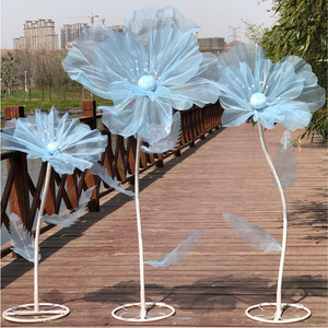 Nouveau guide routier Fleurs avec filets à fleurs pour la photographie Scènes de mariage Centres commerciaux et événements d'exposition de beauté - Product Image 2