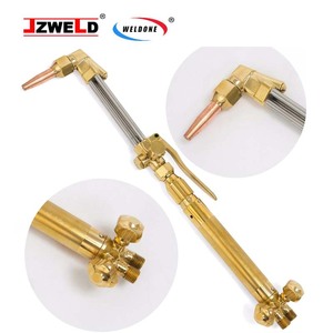 طقم لحام وقطع محمول بالأكسجين والأسيتيلين/البروبان والغاز الطبيعي 63-2 مع حقيبة حمل احترافية 350 أمبير نحاسية - Product Image 4