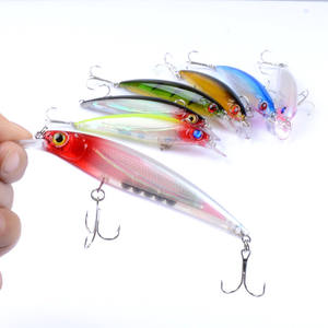 DORISEA Leurre de pêche méné de qualité 3D Eyes Appât dur en plastique pour dorade pour rivière lac ruisseau Jig Wobblers Crankbait - Product Image 1