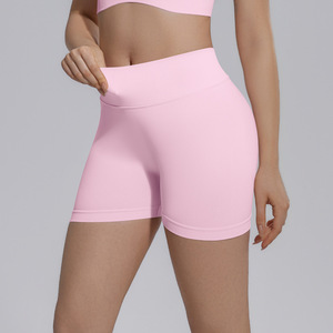 Shorts Deportivos Personalizados para Mujer, Cintura en V, Sin Costuras, Levanta Glúteos, Elásticos en 4 Direcciones, Secado Rápido, para <span class=keywords><strong>Yoga</strong></span> - Product Image 2
