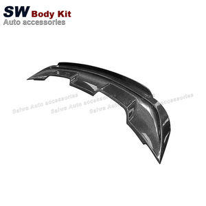 Alerón de Maletero Trasero de Fibra de Carbono <span class=keywords><strong>Real</strong></span> para <span class=keywords><strong>Ford</strong></span> Mustang GT500 Shelby GT350R Coupé 2 Puertas 2015-2020 - Product Image 4