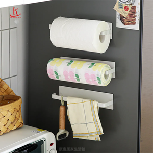 Factory Direct Sale Magnetic Metal <b>Paper</b> Towel Holder Wholesale <b>Kitchen</b> Wall Mount - Product Image 5