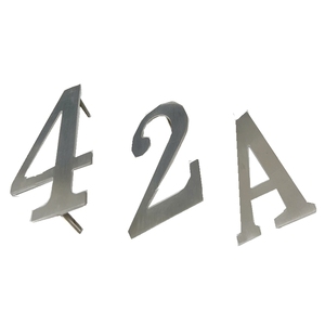3D Floating <strong>House</strong> Plaque <strong>Numbers</strong> and Alphabet Letters Signage Home Exterior Door <strong>Outdoor</strong> Zinc Alloy Electroplated, Screw Mounted