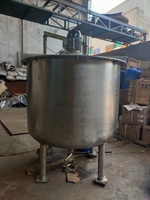 Navire de mélange d'acier inoxydable avec le réservoir revêtu de l'agitateur SS316L pour le traitement liquide