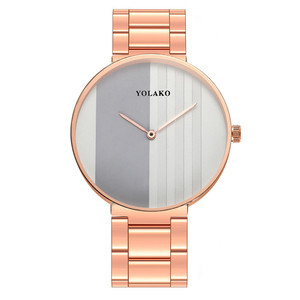 Reloj de Pulsera de Lujo con Logotipo Personalizado al por Mayor, Reloj de Cuarzo <span class=keywords><strong>Vado</strong></span> de Acero Inoxidable para Hombre - Product Image 1