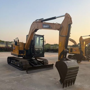 รถขุดตีนตะขาบ Sany SY75C สภาพใหม่ น้ำหนัก 7.5 ตัน เครื่องยนต์ Kawasaki ปั๊มไฮดรอลิกและเกียร์บ็อกซ์ ระบบควบคุม PLC มอเตอร์ - Product Image 1