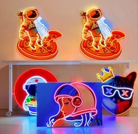 Enseigne au néon avec télécommande-Lampe au néon LED intelligente pour le contrôle des couleurs, la gradation et le réglage du mode