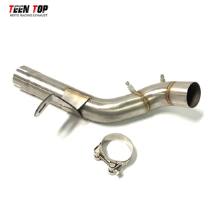 Tubo de escape de acero inoxidable para motocicleta, pieza central, tamaño de stock para <span class=keywords><strong>BMW</strong></span> F750 <span class=keywords><strong>F850</strong></span> <span class=keywords><strong>GS</strong></span> <span class=keywords><strong>Adventure</strong></span> 2018-2021 - Product Image 2