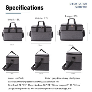 IDEA GIFT Sac isotherme personnalisé en gros pour la livraison de nourriture, sac thermique portable en Oxford imperméable avec logo - Product Image 4