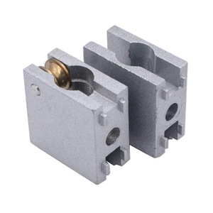 Chuangying Aluminum Alloy Right Angle Connecting Block Push Pull Slide Rail Guide Wheel Linear Motion Component - Product Image 4