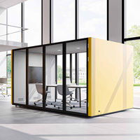 Flexspace nouvelle installation facile cabine de réunion de bureau insonorisée acoustique mobile silence dosette de bureau dosette de réunion à vendre