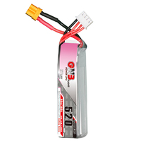 Batterie LiPo GAONENG GNB 3S 11.4V HV 520MAH 80C XT30 LiHV Haute Tension Brushless FPV Drone Torrent 110 BetaPFV Beta 85X