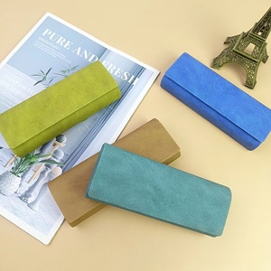 נרתיק משקפי קריאה ומשקפי שמש מלבני, בעבודת יד, בעל מרקם וינטג', - פשוט ונייד, בהתאמה אישית, זמין בסיטונאות. - Product Image 4