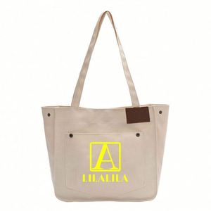 Custom Print Designer Recyclable Large Compartment Beach Casual Shopper Women <b>Canvas</b> <b>Tote</b> Bag - Product Image 1