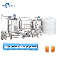 Cuve de Fermentation Commerciale pour Kombucha en Acier Inoxydable, Équipement de Brassage de Kombucha pour Ligne de Production de Fermenteurs de Thé OEM