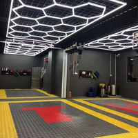 Systèmes commerciaux professionnels Économie d'énergie Hex led Plafonnier en nid d'abeille Garage Lumières