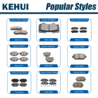 Plaquettes de frein en céramique de haute qualité neuves et premium pour Celica, Matrix, Pontiac Vibe 2005-2006, système de freinage arrière automobile
