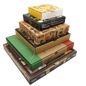 Custom logo or size color printing environment protection 33x33 12 9 10 inch pizza box