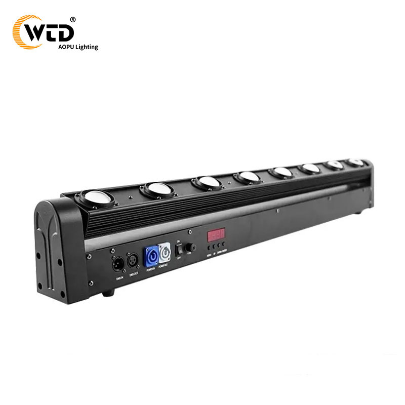 AOPU Professional Club Bar Stage Light 8x10W Moving Head Light DJ Laser Lights for DJ Disco Party Nightclub Event DJ Show