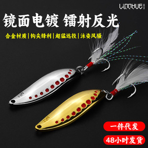 Pool Blade Lure Spinner 15g Treble Hook Bionic Fish Bait Hard Bait For Bass Freshwater Fishing - Product Image 2