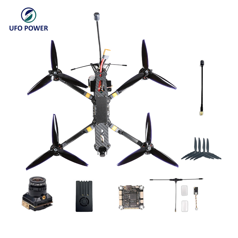 Professional 7-Inch FPV Drone with 2KG Payload Accessory Long Flight Time 10km FPV Racing FPV Drones