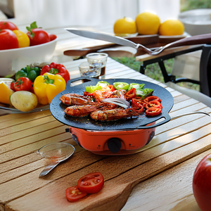 Estufa de Gas portátil de un solo quemador Vooma, horno de Encendido automático para exteriores Popular con cilindro de <span class=keywords><strong>butano</strong></span> para cocina de Camping - Product Image 2