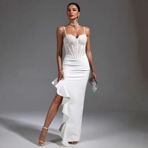 sexy evening dresses uk Open Back Prom Dresses V-neck Long Saprkly Sexy Evening Dress TP0966 US0 / As Picture