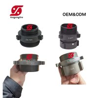 Raccord flexible en aluminium/laiton 1,5 pouce 2,5 pouces NH/NPT pour tuyau d'incendie et connecteur de poteau d'incendie pour lutte contre les incendies forestiers