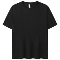 280GSM YKH Heavy Cotton Oversize O-cuello Camiseta ajustada Bordado personalizado Camisetas personalizadas para hombres