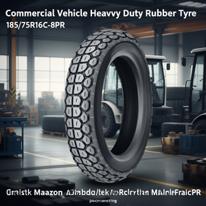 ยางรถบรรทุกหนัก 185/75R16C-8PR ลายดอกยางลึก ทนทาน เหมาะสำหรับงานอุตสาหกรรม - Product Image 3