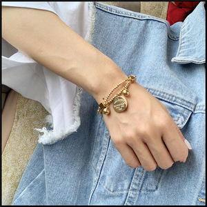 Pulsera de bolas de acero inoxidable para mujer, brazalete de bolas, bolas, amor eterno, Nueva <span class=keywords><strong>York</strong></span> - Product Image 4