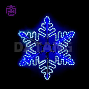 Top Sale Custom Outdoor Christmas <b>Led</b> 2d Motif Hanging Snowflake <b>Light</b> Ip65 Rated - Product Image 4